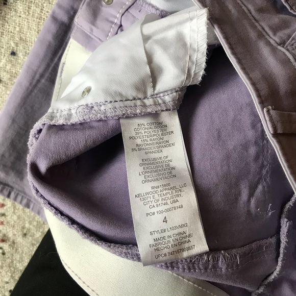 Wit & Wisdom pants in Lavender Dust - Picture 10 of 11